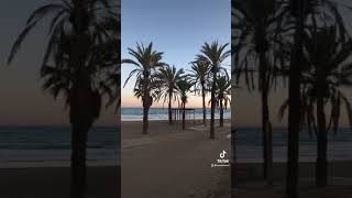 Costa Del Sol Spain Sunset On The Beach Virtual Postcard Andalucia Ocean Waves 2021