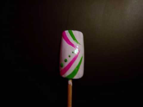 Easy White, Pink, and Green