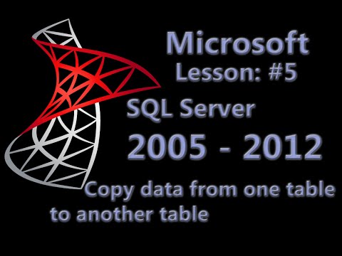 Microsoft SQL Server - Copy data from one table to another table
