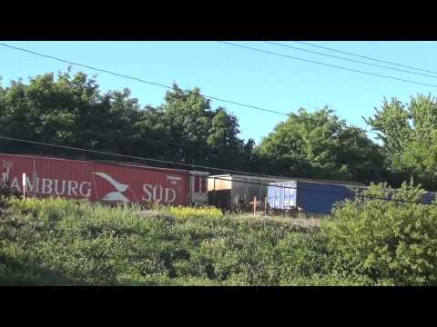 Fast Moving CSX Q119 Train Heads West