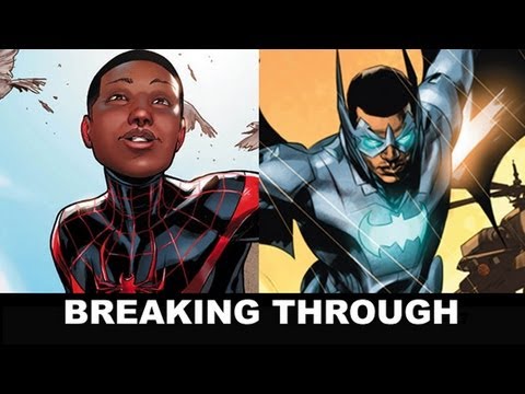 Miles Morales as Spider-Man & Batwing break Marvel / DC Comics Color Barrier!