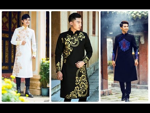 Áo Dài Cách Tân Nam 2018 Sang Trọng Hiện Đại