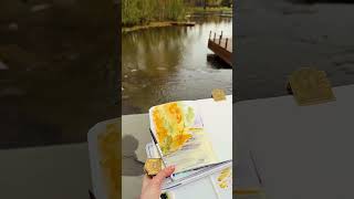 Autumn Plein-Air Process In Moscow Using Daniel Smith Watercolours