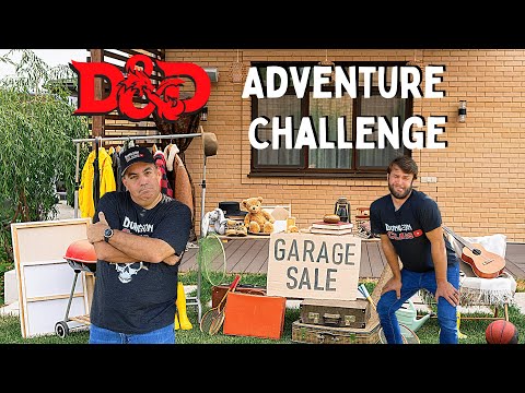 Garage Sale Dungeons and Dragons Adventure Challenge
