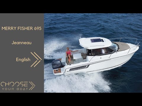 MERRY FISHER 695 by JEANNEAU: Guided Tour Video (English)