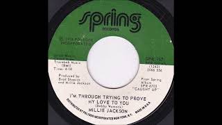 Watch Millie Jackson Im Through Trying To Prove My Love To You video
