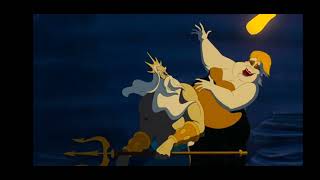 The Little Mermaid 1989 Ariel & King Triton Both Signed The Contract Scene Clip