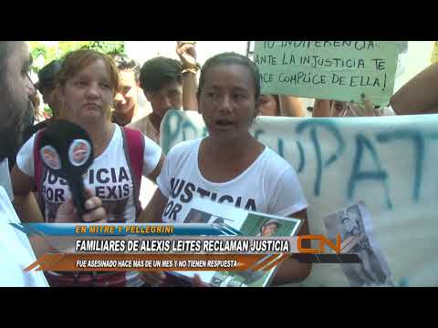 Familiares y amigos de Alexis Leites reclamaron por justicia