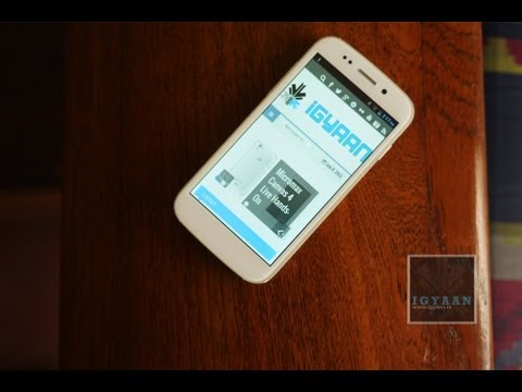 Micromax Canvas 4 A210 First Hands on Review - iGyaan