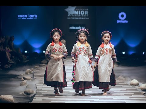 Áo dài trẻ em Phương Nguyễn Silk BST Xuân Trên Rẻo Cao