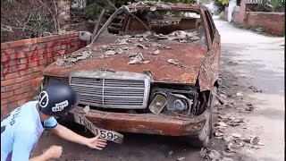 y restoration Mercedes Benz supercar after 40 years of rusty operation |    Rest