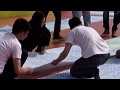 Guinness World Records: China students create largest ever finger painting Guinness World Records: China students create largest ever finger painting
