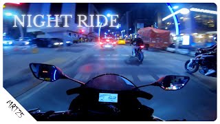 POV Night Ride / Gece Gazlaması | R25-MT25-DUKE250 [4K]
