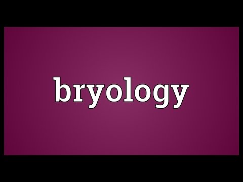 Header of bryology