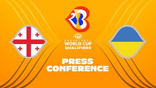 Georgia v Ukraine - Press Conference | FIBA Basketball World Cup 2023 - European Qualifiers