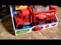 Pixar Cars Mack Tool Truck 2-in-1 McQueen Guido Transform Camión Mack Truck Hauler in Workbench