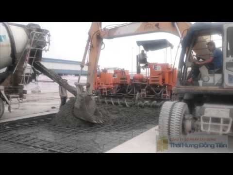 Thi công mặt đường bê tông xi măng bằng máy rải chuyên dụng(constr of cement concrete pavement)