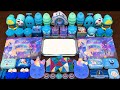 BLUE UNICORN Slime ! Mixing Random Things into Glossy Slime ! Satisfying Slime Video #113