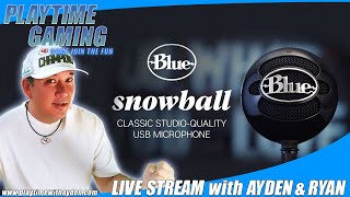 Blue - Snowball - Black Ice - Playtime with Ayden - Live Stream