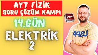 14.Gün: AYT Elektrik -2 | Paralel Levhalar ve Sığaçlar Soru Çözümü #aytfizikfull