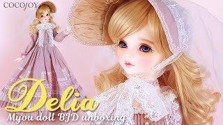Bjd Myou Doll 14 Msd Delia Unboxing Box Opening 球体関節人形 開封 엠유돌 딜리아 구체관절인형 개봉후기 언박싱 4K