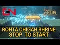 Zelda BoTW Rohta Chigah Shrine Solution - Stop  to Start - Champion's Ballad DLC