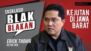 Blak-blakan Ketua TKN Erick Thohir, Kejutan Jokowi di Jabar