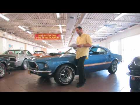 1969 Ford Mustang Mach 1 428 SCJ FOR SALE