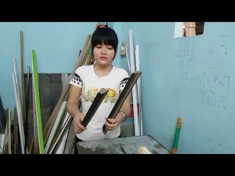 Cách đóng khung tranh thêu chữ thập.P1