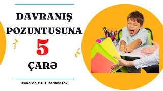 Davranış Pozuntusu - Uşaq Psixologiyası