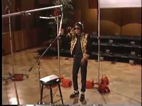 RARE Michael Jackson recording in Studio We are the World long...