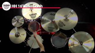 SABIAN 16'' HH  Thin Crash Product Demo