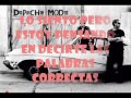 Video I promise you i will / Depeche Mode (traducida)