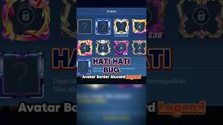Hati Hati Bug Avatar Border Alucard Legend