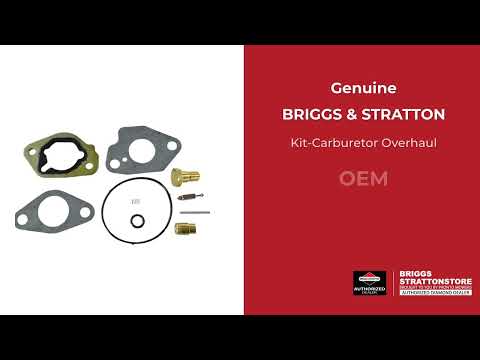596705 - Kit-Carburetor Overhaul - Briggs and Stratton - Genuine OEM Part 596705 - Kit-Carburetor Overhaul - Briggs and Stratton - Genuine OEM Part