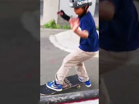 Elijah with a SMOOTH LINE at NBMA DIY skatepark