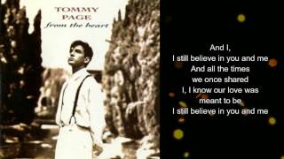 Watch Tommy Page I Still Believe In You And Me video