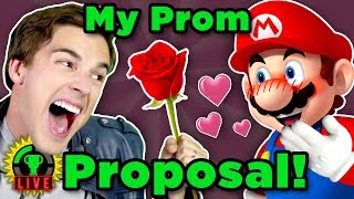 MatPat Promposal Redo! | Mario Maker ft. Jirard the Completionist (Game Theory Charity Livestream)