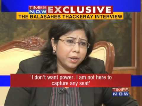 Bal Thackerays interview to TIMES NOW-1