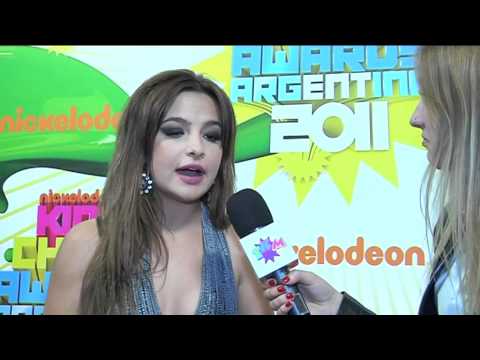 Brenda Asnicar Entrevista en los Kids Choice Awards Argentina TKM