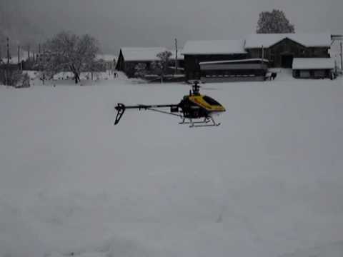 Crashes In The Snow. trex 500 snow crash