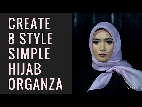 Gambar Kerudung Terbaru Organza