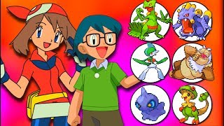 My Version of May and Max's Pokemon Team