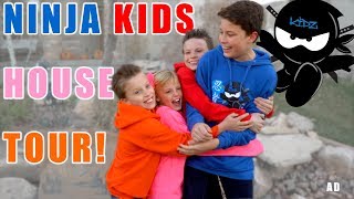 Ninja Kids tv House Tour! First time ever!