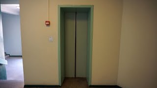1980S Soviet Traction Elevator With Automatic Doors Liivalaia 24, Tallinn, Estonia