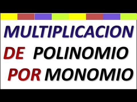 MULTIPLICACION DE MONOMIO multiplicacion de monomio: