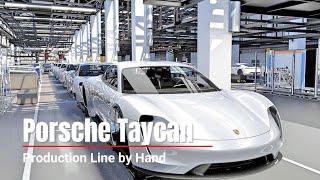 Porsche Taycan Production Line Porsche Factory In Germany How Sport Car Is Made