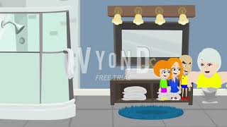 Caillou, Rosie And Daisy Flushes Doras Abuela Down The Toiletkilled