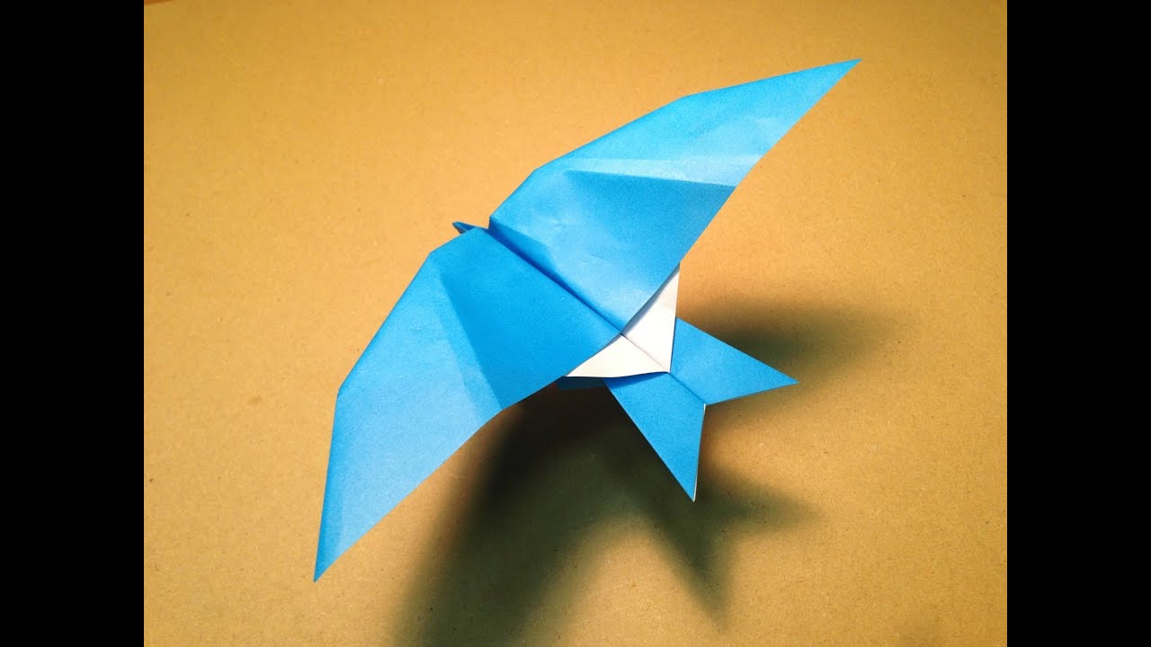 How to Make a Paper Plane / Origami Bird / Leach's Storm Petrel YouTube