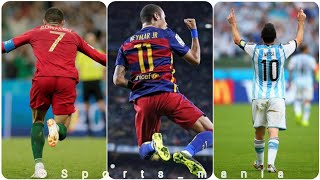|| Ronaldo/ Neymar/ Messi | Whatsapp status || Free kick goals || CR7/Neymar/ LM